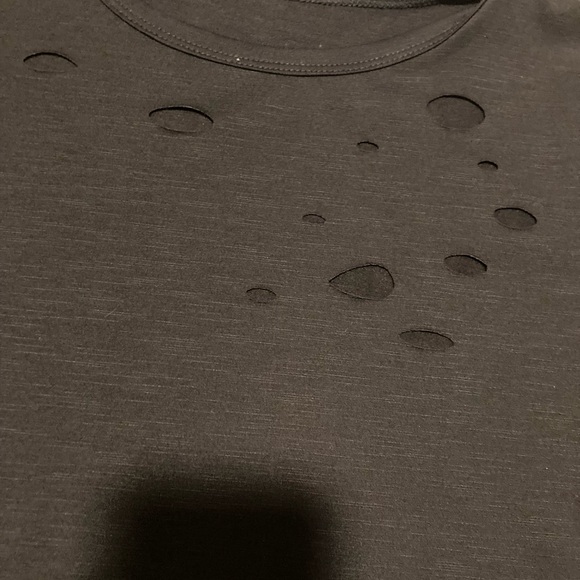 SALE 4 for $15 Black distressed tee - Picture 2 of 2